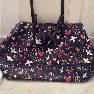 Tory Burch Peace and Love Tote Bag - Multicolor